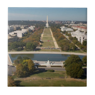 Een landschappelijk uitzicht van Washington DC Tegeltje
