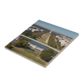 Een landschappelijk uitzicht van Washington DC Tegeltje (Zijkant)