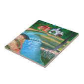 Een landstroom tegeltje (Zijkant)