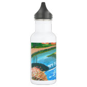 Een landstroom waterfles  (Links)