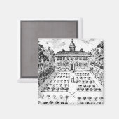 Een landtuin uit 'The Gentlemen's Recr' Magneet (Voorkant / Achterkant)