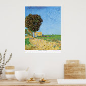 Een Lane bij Arles door Vincent van Gogh Poster (Keuken)
