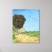 Een Lane bij Arles, Vincent van Gogh. Canvas Afdruk (Voorkant)