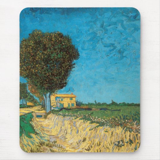 Een Lane bij Arles, Vincent van Gogh Muismat (Voorkant)