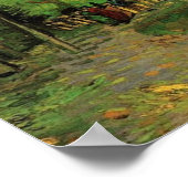 Een Lane in de openbare tuin in Arles Poster (Hoek)