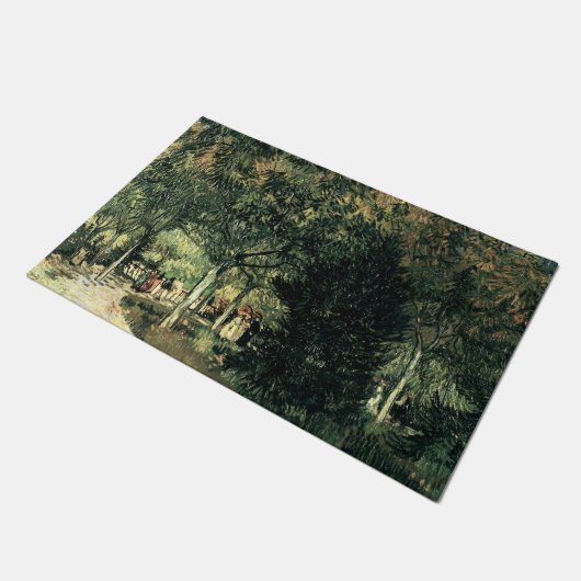 Een Lane in de openbare tuin in de Vloermat van Ar Deurmat (Schuin)