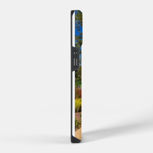 een lang kronkelend voetpad bij Descanso Gardens iPhone Hoesje (Rechterkant)