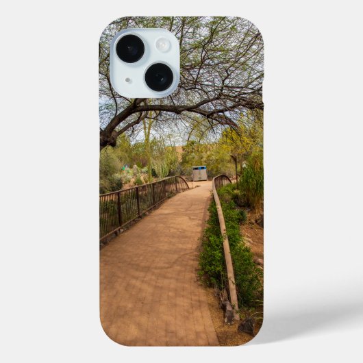 Een lang kronkelend voetpad bij Desert Botanical G Case-Mate iPhone Case (Achterkant)