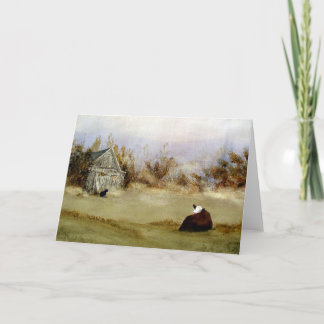 Een lang Wenskaart van de Wachttijd Kaart