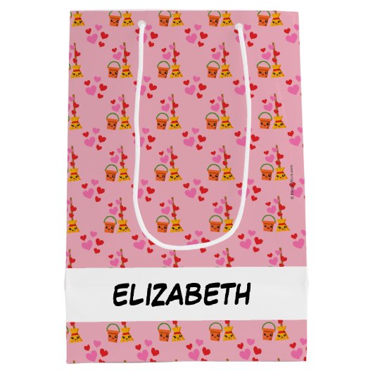 Een langdurig liefdespatroon medium cadeauzakje (Achterkant)