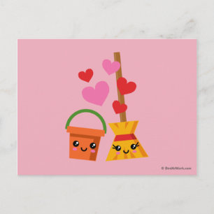 Een langdurige liefde briefkaart