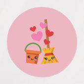 Een langdurige liefde labels (Design 2)