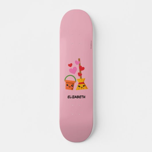 Een langdurige liefde persoonlijk skateboard (Voorkant)