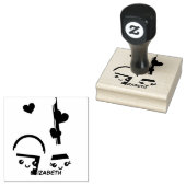 Een langdurige liefde rubberstempel (Gestempeld)