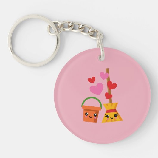 Een langdurige liefde sleutelhanger (Voorkant)
