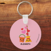 Een langdurige liefde sleutelhanger (Voorkant)