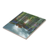 Een lange dag durende decoratieve Tegel / Trivet Tegeltje (Zijkant)