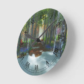 Een lange dag loopklok ronde klok (Hoek)