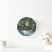 Een lange dag loopklok ronde klok (Huis)