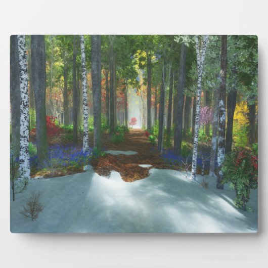 Een lange dag-loopvlakte fotoplaat (Voorkant)