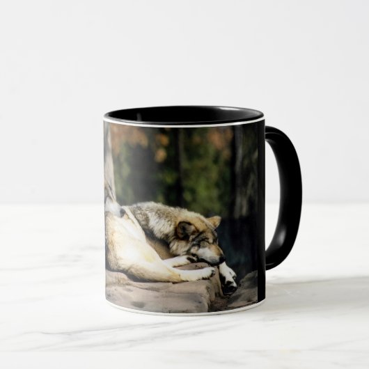 Een lange dag mok (Voorkant rechts)