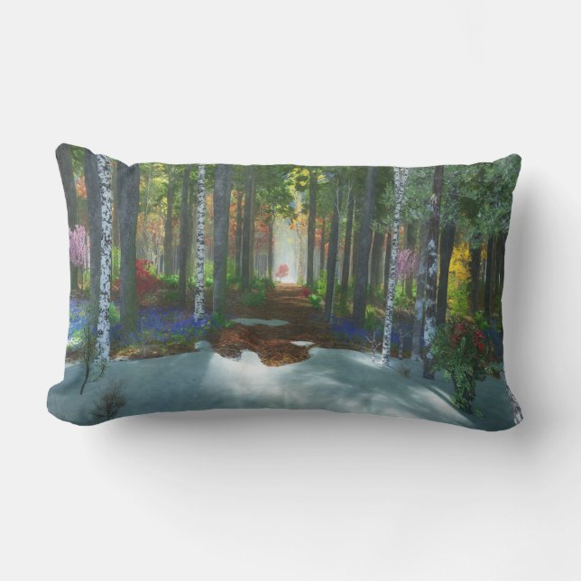 Een lange dag van de Walk Pillow Kussen (Voorkant)