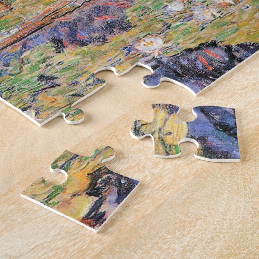 Een lange eilandtuin van Frederick Childe Hassam Legpuzzel (Zijkant)