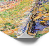 Een lange eilandtuin van Frederick Childe Hassam Poster (Hoek)