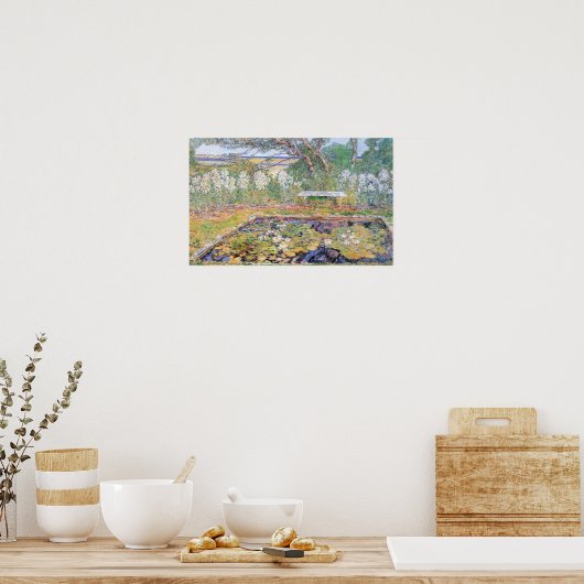 Een lange eilandtuin van Frederick Childe Hassam Poster (Keuken)