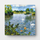 Een Lange Island Lake, beroemd schilderij, Fotoplaat (Voorkant)