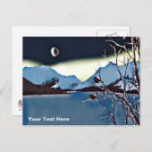 Een lange koude nacht briefkaart (Voorkant / Achterkant)