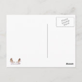 Een lange koude nacht briefkaart (Achterkant)