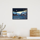 Een lange koude nacht poster (Keuken)