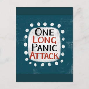 Een lange paniekaanval Briefkaart