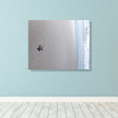 Een lange reis canvas afdruk (Insitu (Houten vloer))