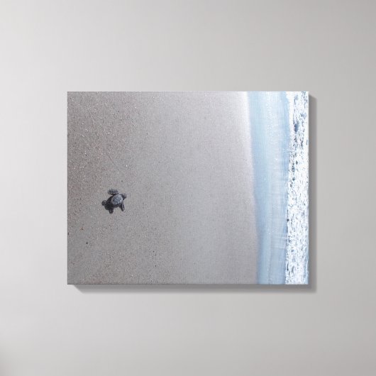 Een lange reis canvas afdruk (Voorkant)