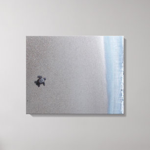 Een lange reis canvas afdruk