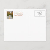 ÉÉN LANGE STREEK VAN S-CURVES/DALKLEUREN/DEURKLEUR BRIEFKAART (Achterkant)