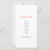 Een lange tijd om nuchter te worden kaart (Achterkant)