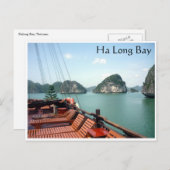 een lange traveboot briefkaart (Voorkant / Achterkant)