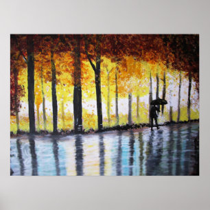 EEN LANGE WALK IN DE REGIO POSTER