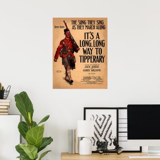 Een lange weg naar Tipperary Poster (Thuiskantoor)