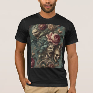Een lange weg uit de pijn – gotische draagbare kun t-shirt