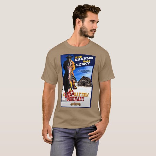 Een lange weg van het gewone T-shirt van Ann Charl (Voorkant volledig)