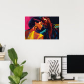 Een langzame dans met mi amor poster (Thuiskantoor)