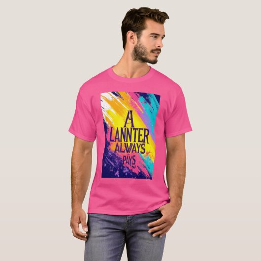 Een Lannister betaalt altijd T-shirt (Voorkant volledig)