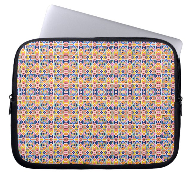 Een laptophoes met een levendig laptop sleeve (Voorkant)