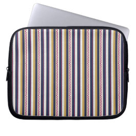 Een laptopsleeve met kleurrijke verticale strepen laptop sleeve