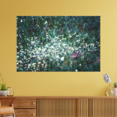 Een Lark in een Meadow Canvas Afdruk (Insitu (Woonkamer))