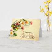 Een late verjaardagswens 1910  kaart (Gele Bloem)